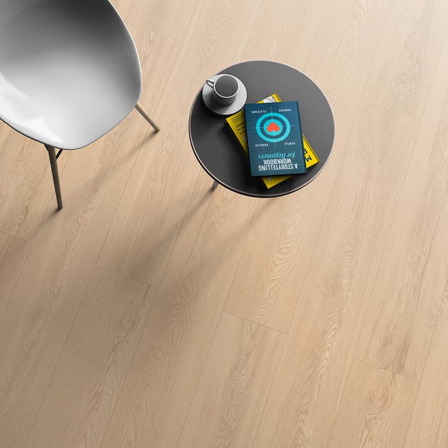 Leroymerlin Pavimento laminato ARTENS Grandis Light Natural XL rovere chiaro resistente all'acqua Sp 10mm Qualità