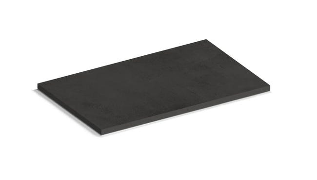 Leroymerlin Piastrella da pavimento e rivestimento interno rettificato Kaleidos in gres porcellanato smaltato opaco antracite 120 x 60cm Sp. 9 mm traffico intenso (pei 4/5) R9 Promozione