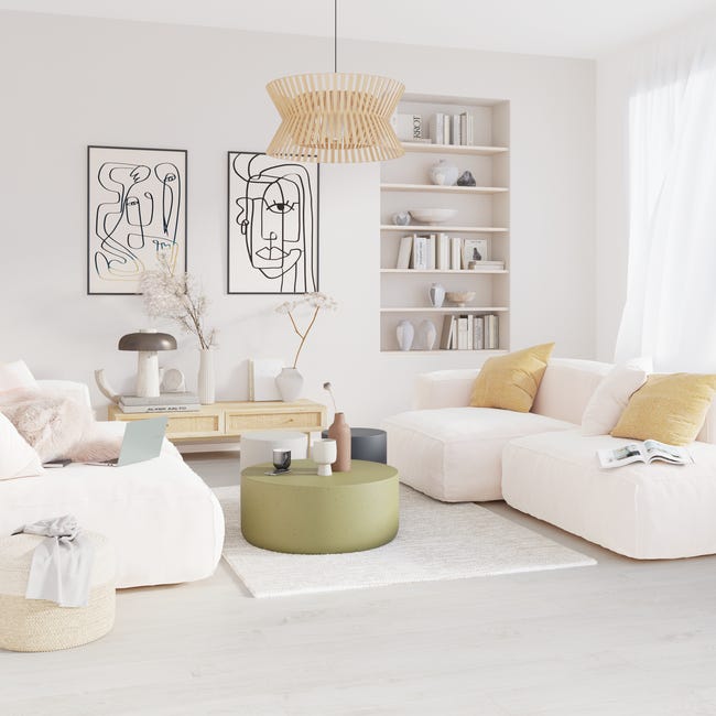 Leroymerlin Pavimento laminato ARTENS DESIGN Nuiza grigio resistente all'acqua Sp 8mm Pezzi Unici