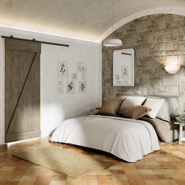 Leroymerlin Rivestimento decorativo in gres porcellanato Muro di Siena beige da esterno Negozi Online