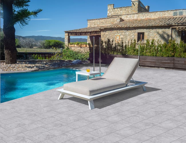 Leroymerlin Piastrella da pavimento esterno Ventasso in gres porcellanato grigio 40 x 20cm Sp. 7.4 mm traffico medio forte (pei 3/5) R10 Consegna Veloce