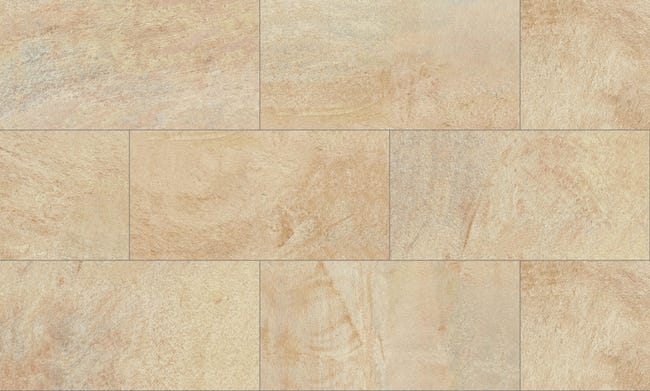 Leroymerlin Piastrella da pavimento esterno Barge in gres porcellanato opaco beige 60 x 30cm Sp. 8.5 mm traffico molto intenso (pei 5/5) R11 Promozione Limitata