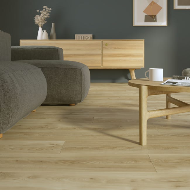 Leroymerlin Pavimento laminato ARTENS Malte beige resistente all'acqua Sp 10mm Online