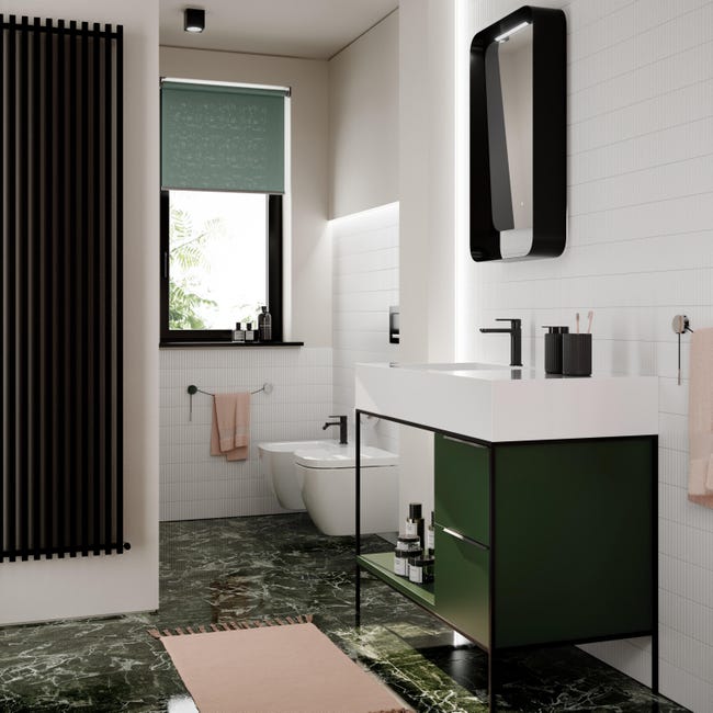 Leroymerlin Piastrella da pavimento e rivestimento interno rettificato Marble Vision in gres porcellanato smaltato lappato verde 60 x 60cm Sp. 9 mm traffico medio forte (pei 3/5) In Vendita