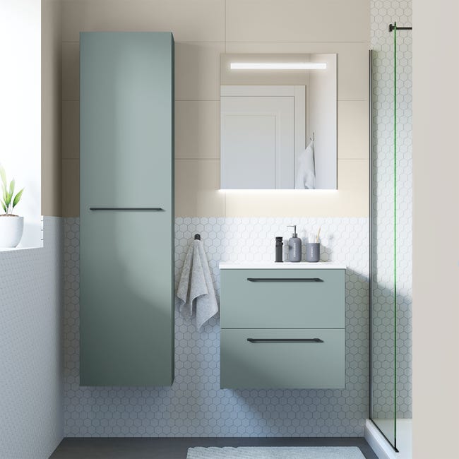 Leroymerlin Anta mobile da bagno verde SENSEA L 45 x H 172.9 x Sp 1.8 cm Vendita Economica