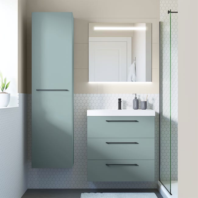 Leroymerlin Anta mobile da bagno verde SENSEA L 45 x H 172.9 x Sp 1.8 cm Vendita Economica