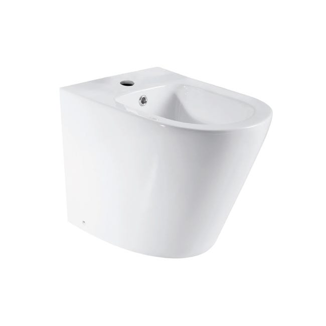 Leroymerlin Bidet filomuro compacta SENSEA bianco lucido