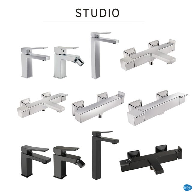 Leroymerlin Rubinetto per bidet Studio cromato lucido SENSEA Vendite Flash
