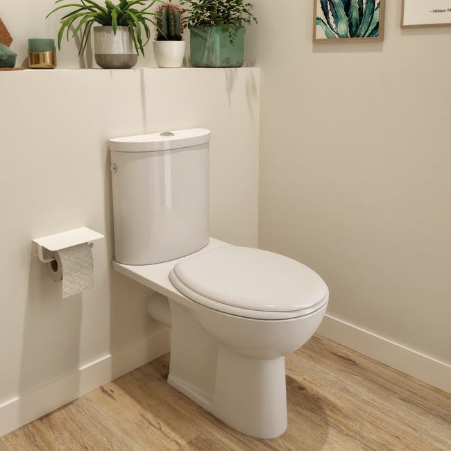 Leroymerlin Copriwater ovale universale POP SENSEA legno bianco Consegna Veloce