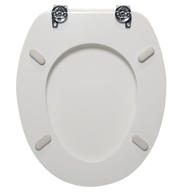 Leroymerlin Copriwater ovale universale POP SENSEA legno bianco Consegna Veloce