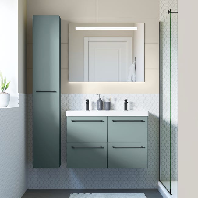 Leroymerlin Anta mobile da bagno verde SENSEA L 30 x H 172.9 x Sp 1.8 cm Fino Al -60%