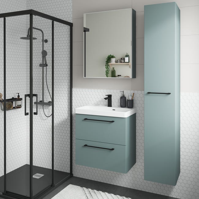 Leroymerlin Anta mobile da bagno verde SENSEA L 30 x H 172.9 x Sp 1.8 cm Fino Al -60%