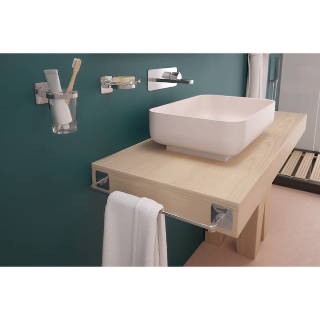 Leroymerlin Portasciugamani da parete Cold Wind cromato L 50.3 cm Promozione Limitata