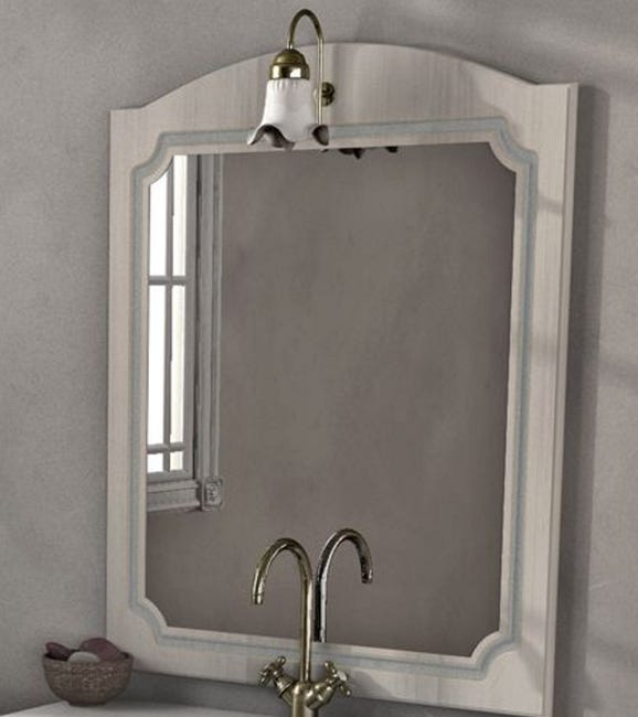 Leroymerlin Specchio Caravaggio rettangolare 80 x 100 cm Vendita Calda