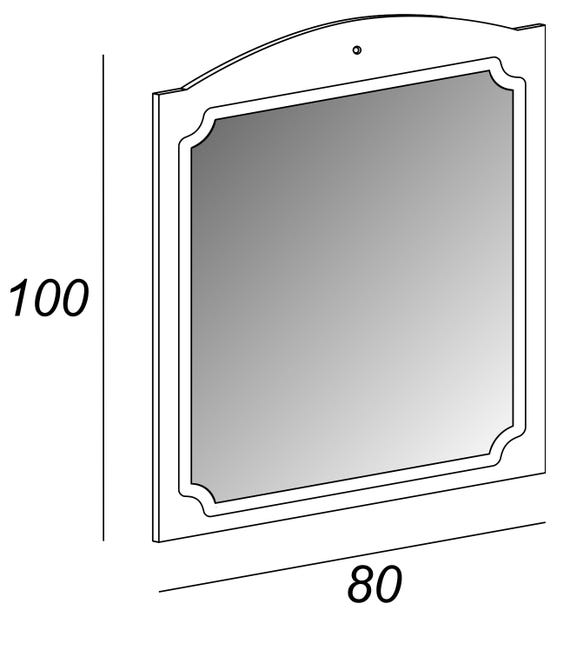 Leroymerlin Specchio Caravaggio rettangolare 80 x 100 cm Vendita Calda
