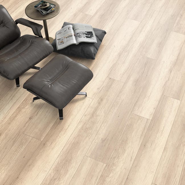 Leroymerlin Pavimento laminato ARTENS GREY OAK beige e grigio resistente all'acqua Sp 8mm 2025
