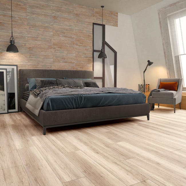 Leroymerlin Pavimento laminato ARTENS GREY OAK beige e grigio resistente all'acqua Sp 8mm 2025