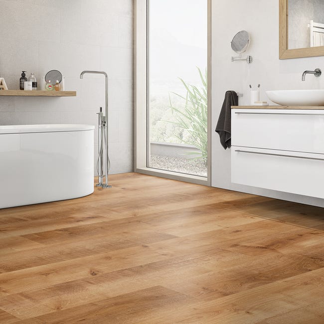 Leroymerlin Pavimento laminato ARTENS DESIGN WESTPORT larice chiaro resistente all'acqua Sp 10mm Spedizione Gratuita