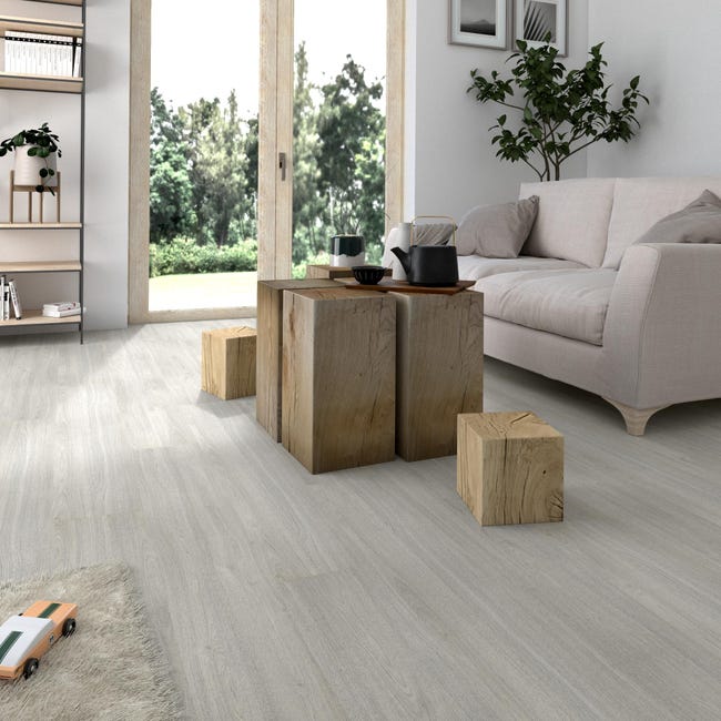 Leroymerlin Pavimento laminato ARTENS Apia grigio Sp 7mm