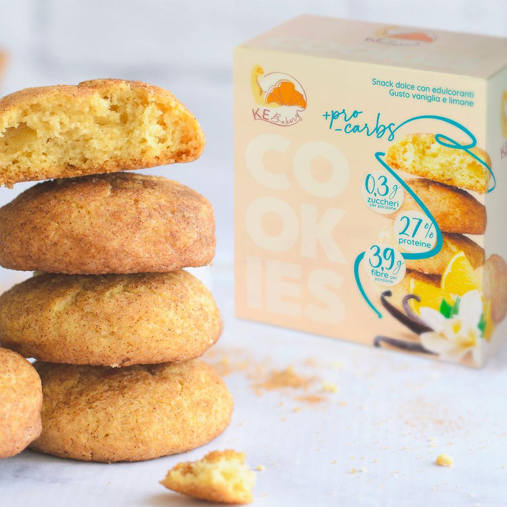 QVC Ke Bakery Cookies 3 snack per colazione in confezioni da 2 Nuova