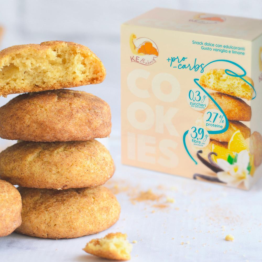 QVC Ke Bakery Cookies 3 snack per colazione in confezioni da 2 Nuova