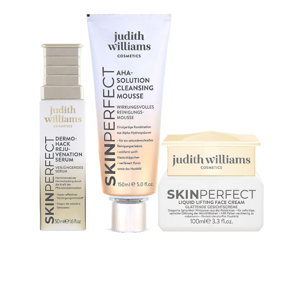 QVC Judith Williams Kit Skinperfect: siero + crema+ detergente Presa