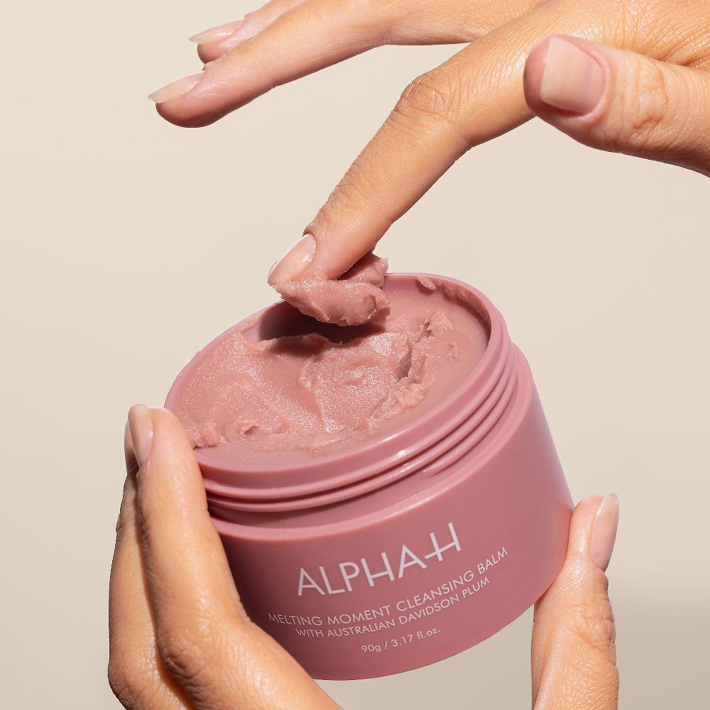 QVC Alpha - H Melting Moment Cleansing Balm 90g Balsamo detergente Ed. speciale Plum Outlet
