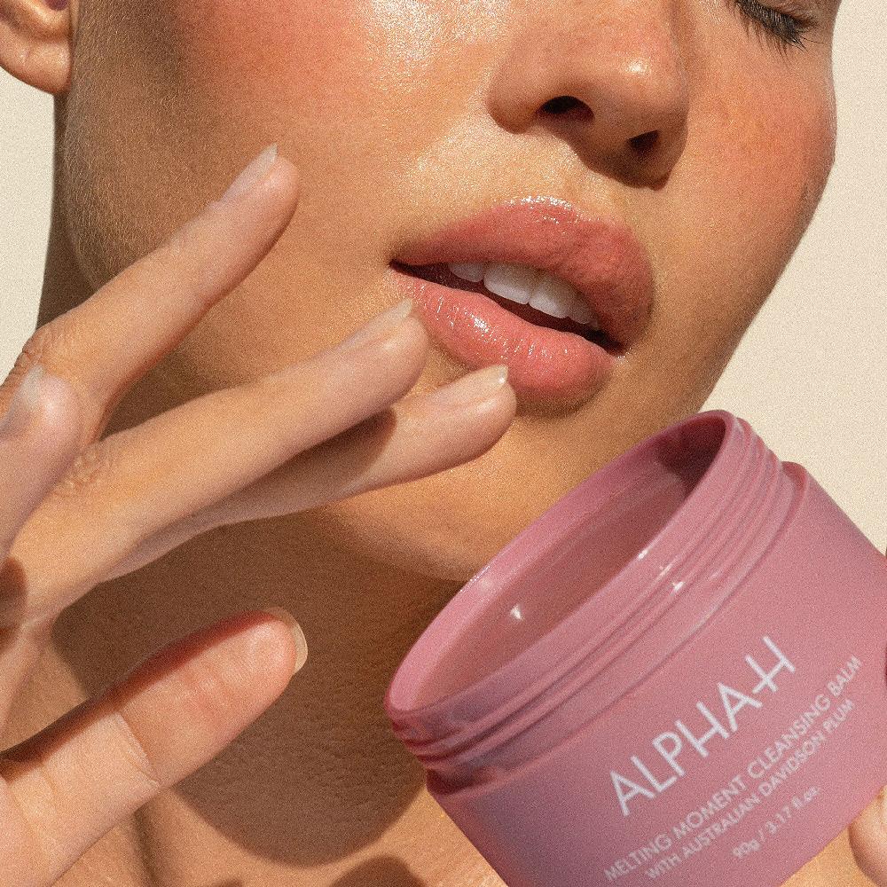 QVC Alpha - H Melting Moment Cleansing Balm 90g Balsamo detergente Ed. speciale Plum Outlet