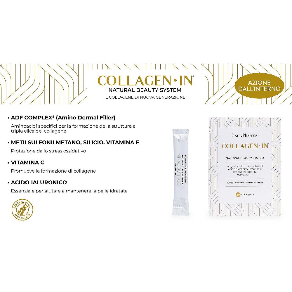 QVC PromoPharma Collagen-IN Integratore alimentare (30 stick) Vendita Economica