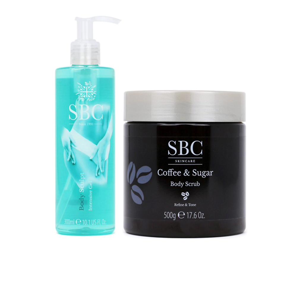QVC SBC Body Sculpt Intensive Gel + Scrub Corpo Coffee & Sugar Soddisfazione Garantita