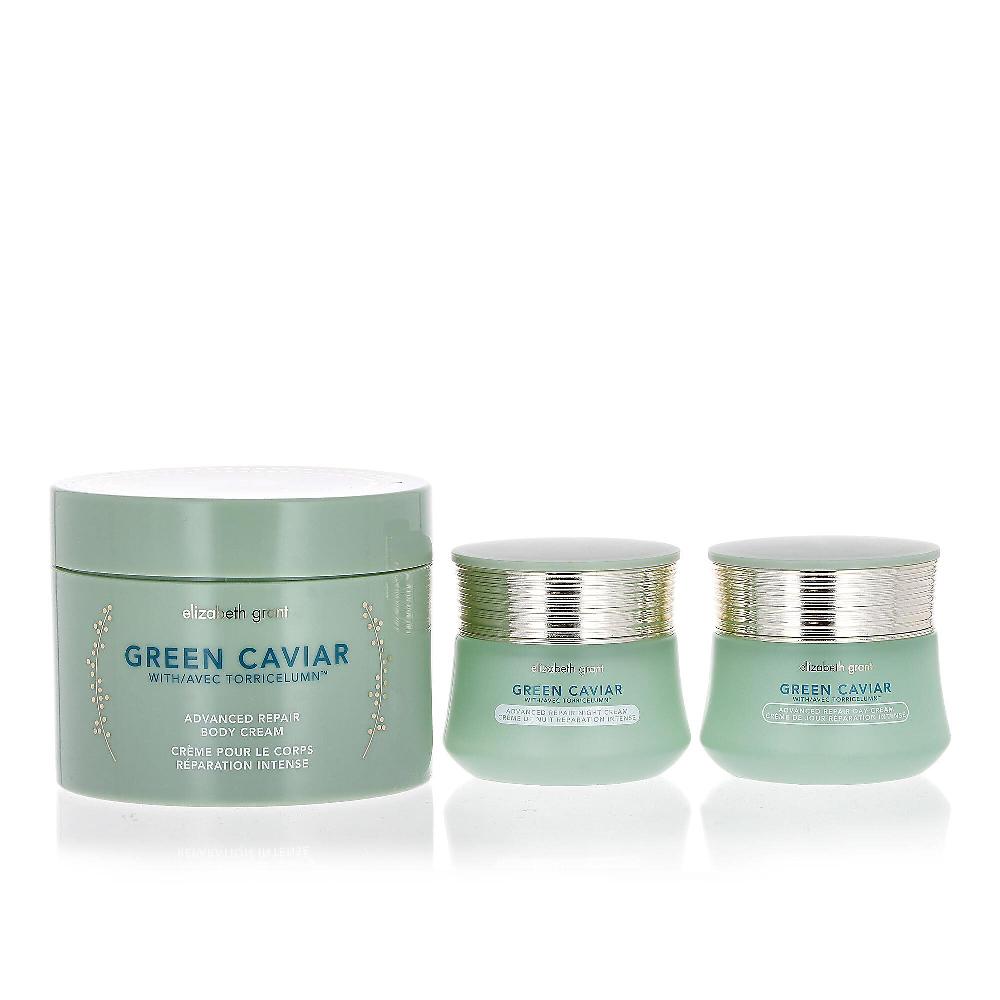QVC Elizabeth Grant Green Caviar creme giorno e notte viso + crema corpo Promozione Limitata