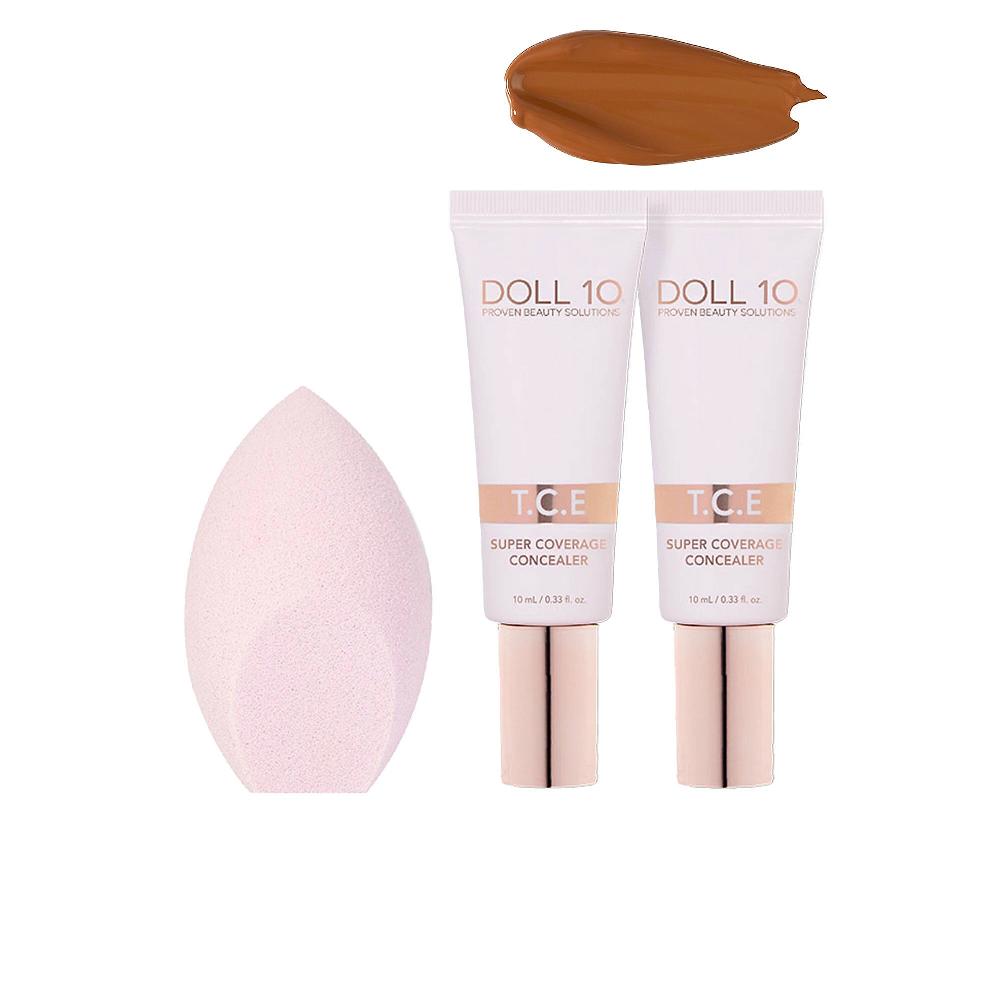 QVC Doll10 TCE Concealer 2 correttori con spugnetta (3 pz) Saldi Di Fabbrica