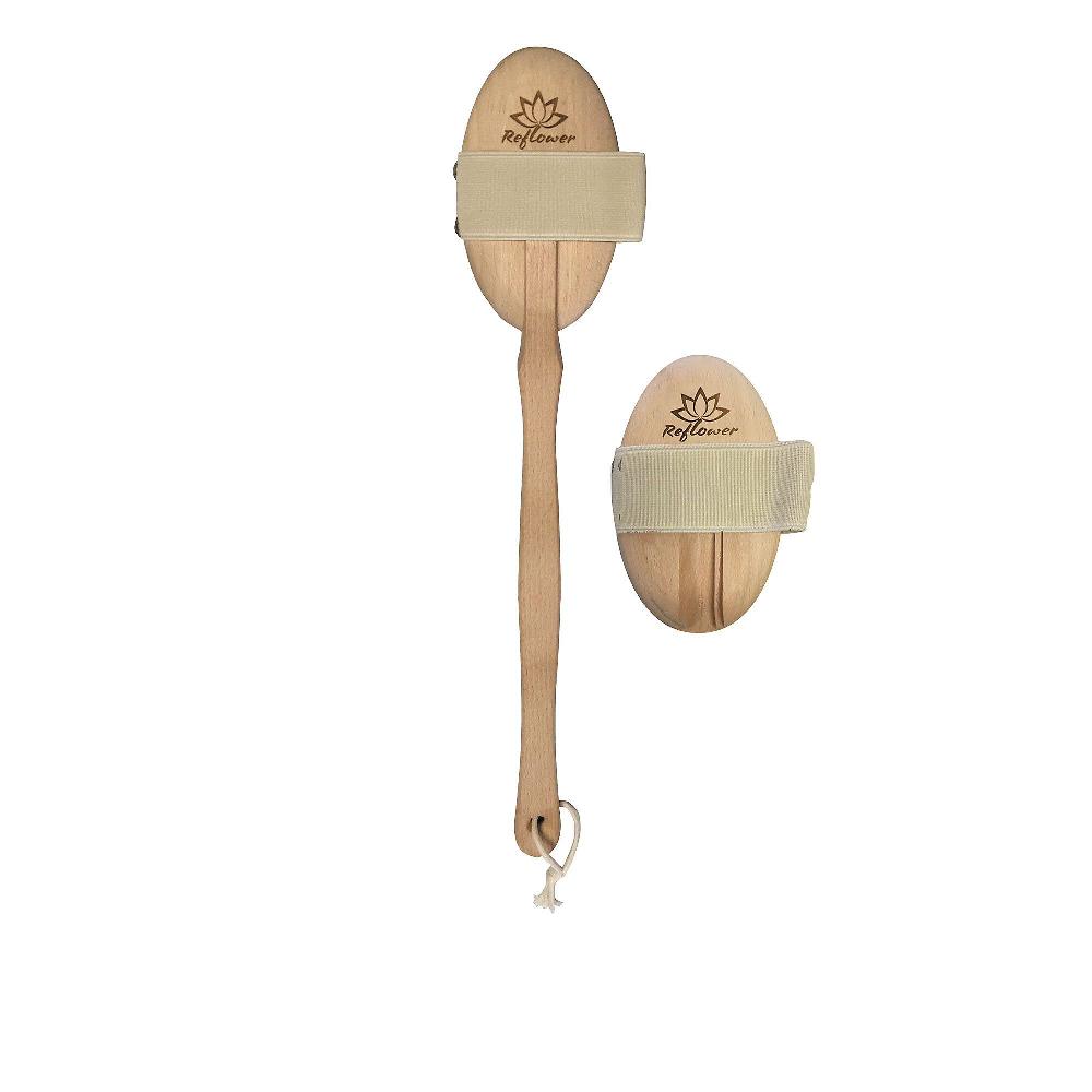 QVC Reflower Spazzola per spazzolatura a secco di tutto il corpo Nuova