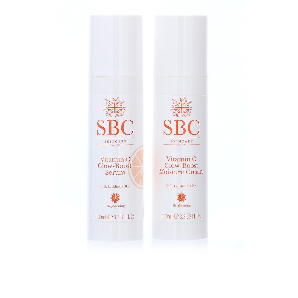 QVC SBC Kit Vitamin C Boost: siero + crema idratante Pezzi Unici