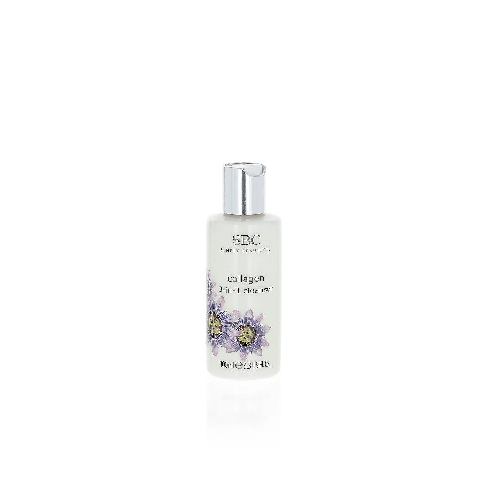 QVC SBC Hydra Collagen 3in1 kit 3 detergenti viso + shammy Qualità Garantita