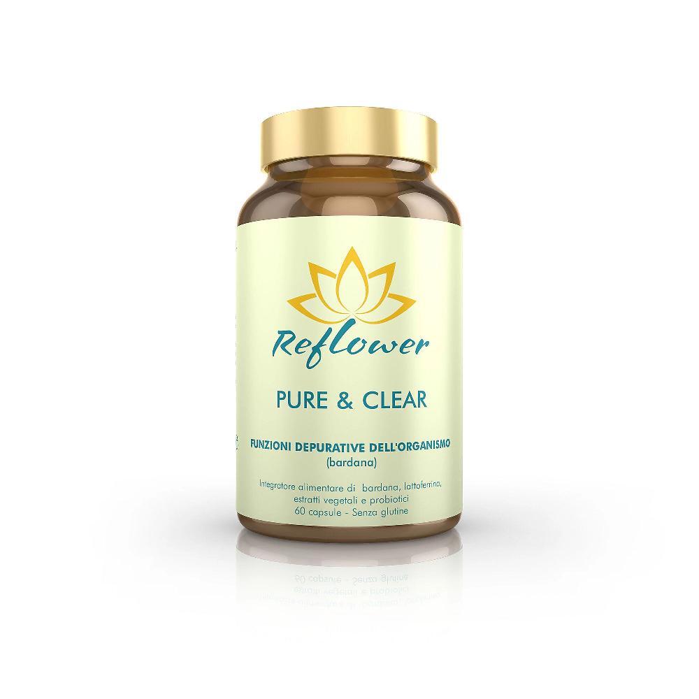 QVC Reflower Pure&Clear integratore funzione depurativa (60 caps)