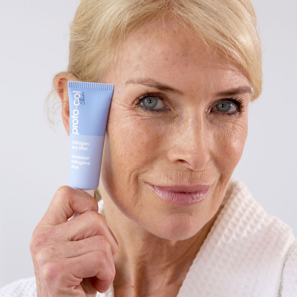 QVC Proto-col Collagen Eye Filler Crema contorno occhi con acido ialuronico In Linea