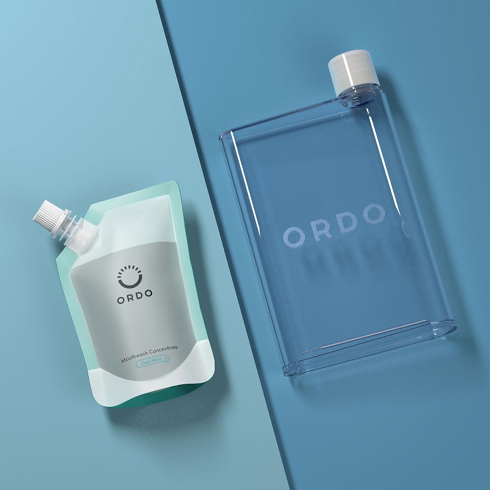 QVC ORDO Collutorio concentrato+bottiglia riutilizzabile Nuovo
