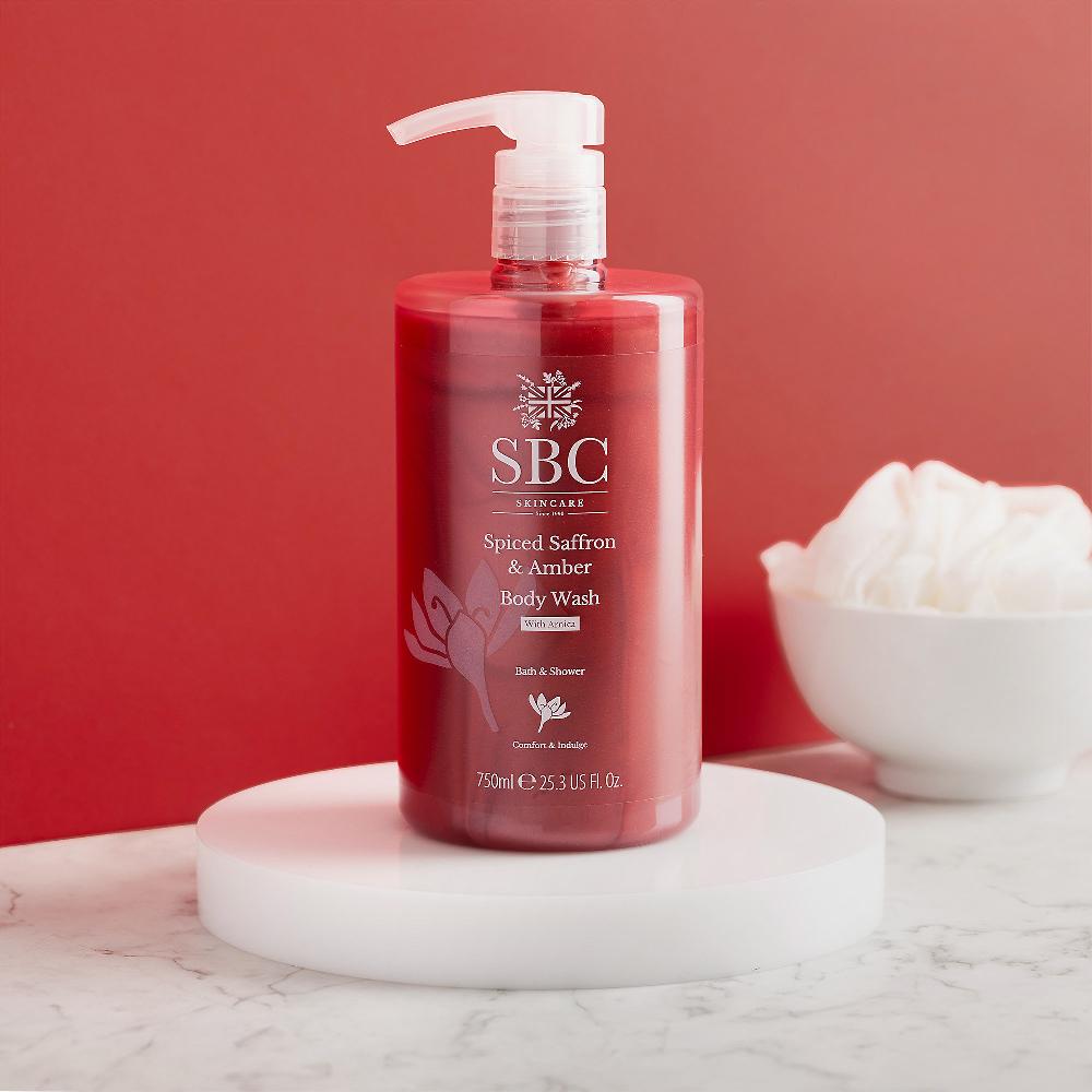 QVC SBC Bagnoschiuma fiori di zafferano e arnica (750 ml) Sottocosto
