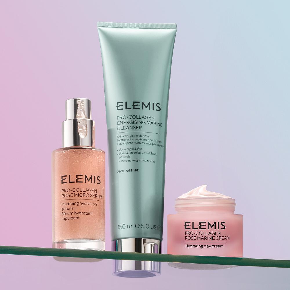 QVC Elemis Pro-Collagen Detergente siero e crema viso Sottocosto