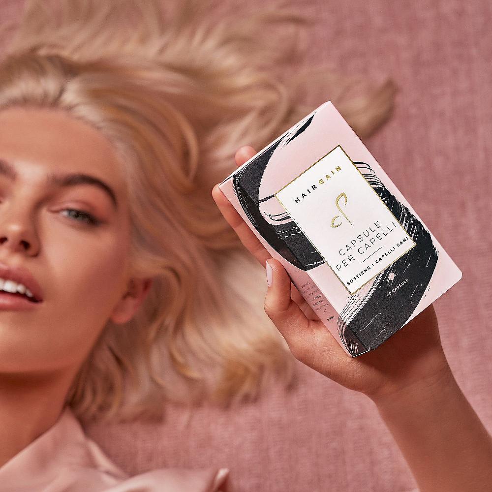 QVC Hair Gain Integratore alimentare capelli con Zinco e Biotina Soddisfazione Garantita