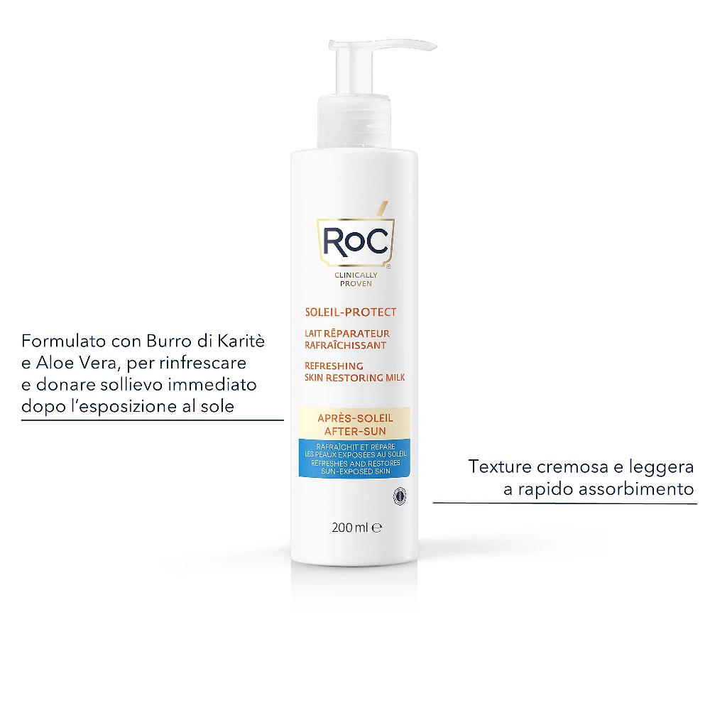 QVC RoC Soleil-Protect latte doposole rinfrescante Nuova