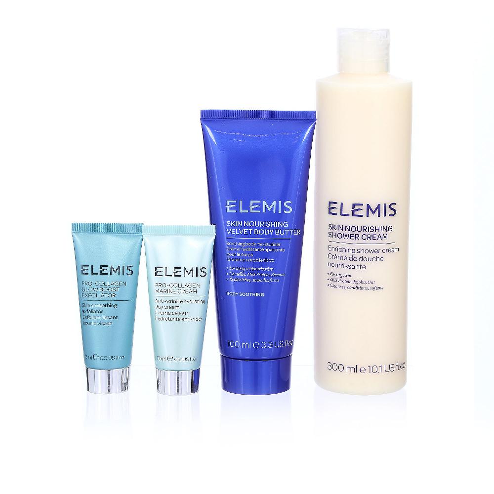 QVC Elemis Skin Nourishing e Pro-Collagen: kit viso e corpo 4pz Sottocosto