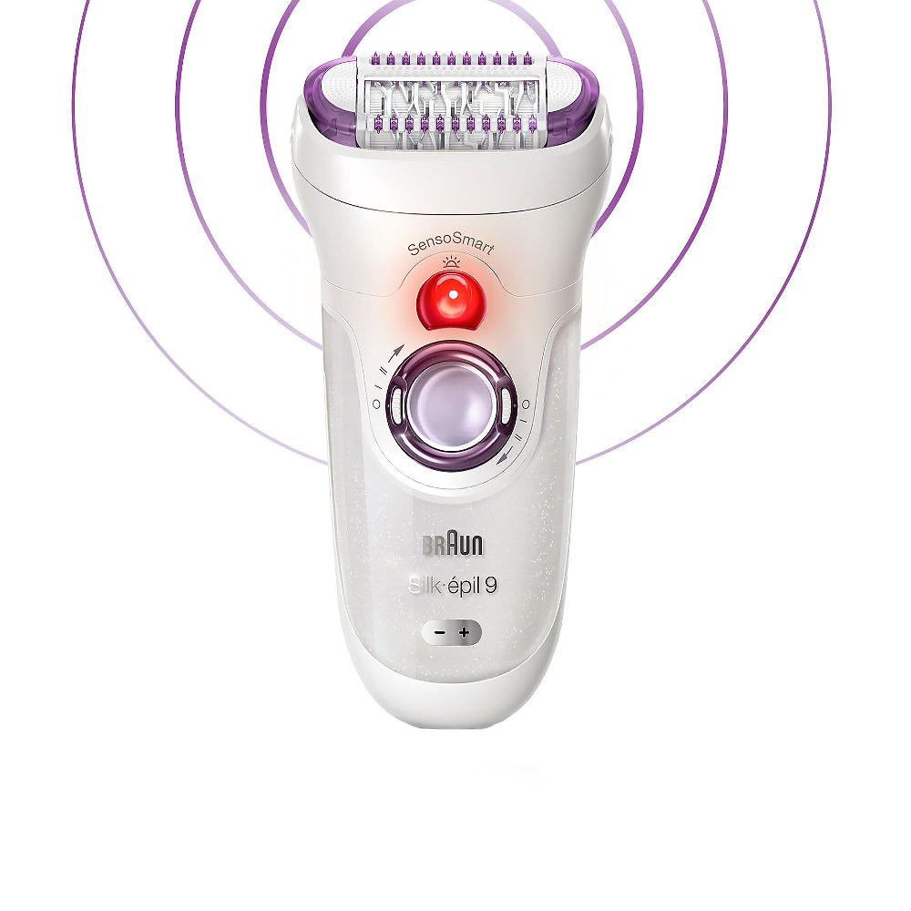 QVC Braun Epilatore elettrico Silk-épil 9-700 SensoSmart™ Nuova