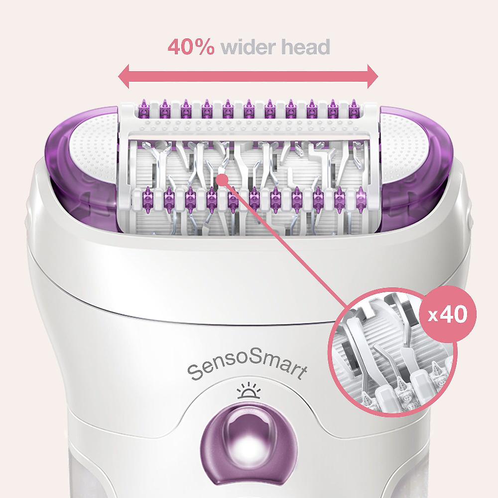 QVC Braun Epilatore elettrico Silk-épil 9-700 SensoSmart™ Nuova