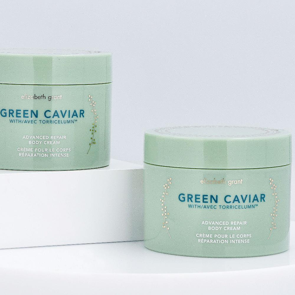 QVC Elizabeth Grant Crema corpo vellutata con caviale verde (2 pz) Ultimo giorno