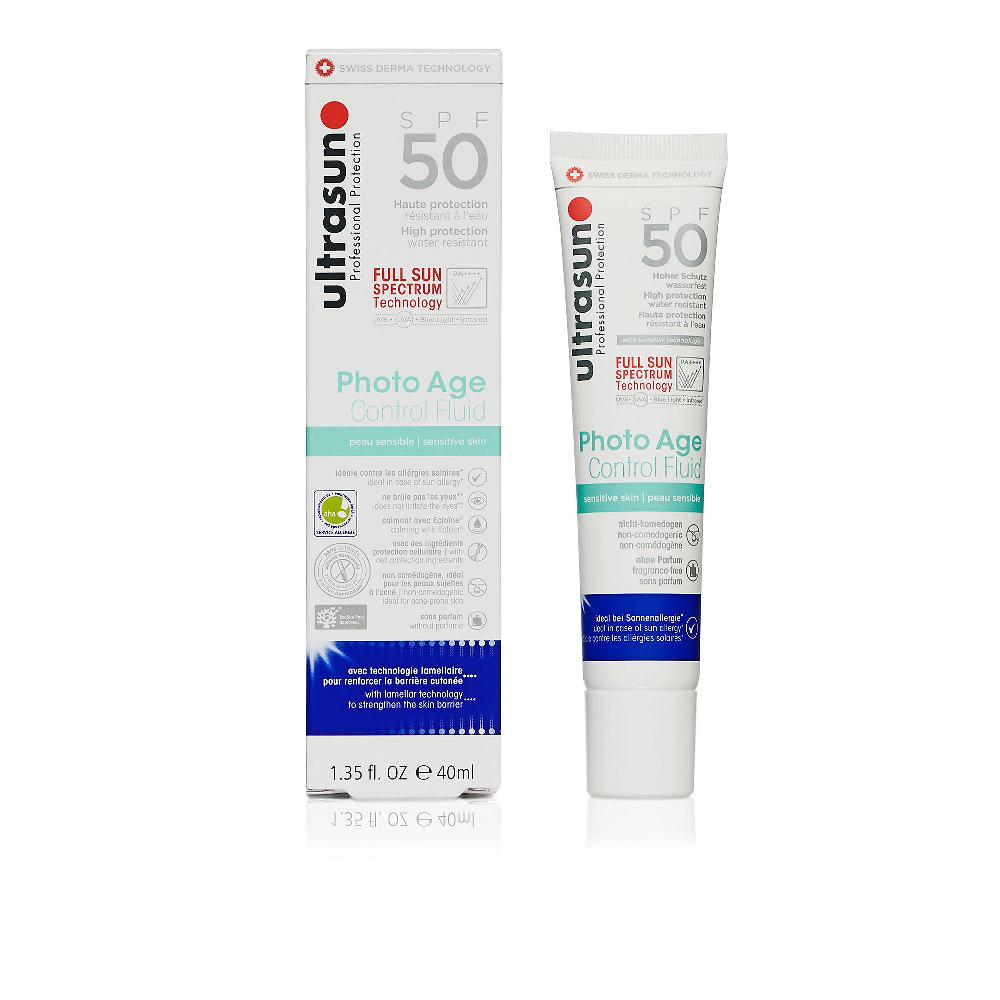 QVC Ultrasun Protezione solare viso e collo Photo Age Control Fluid I Più Venduti