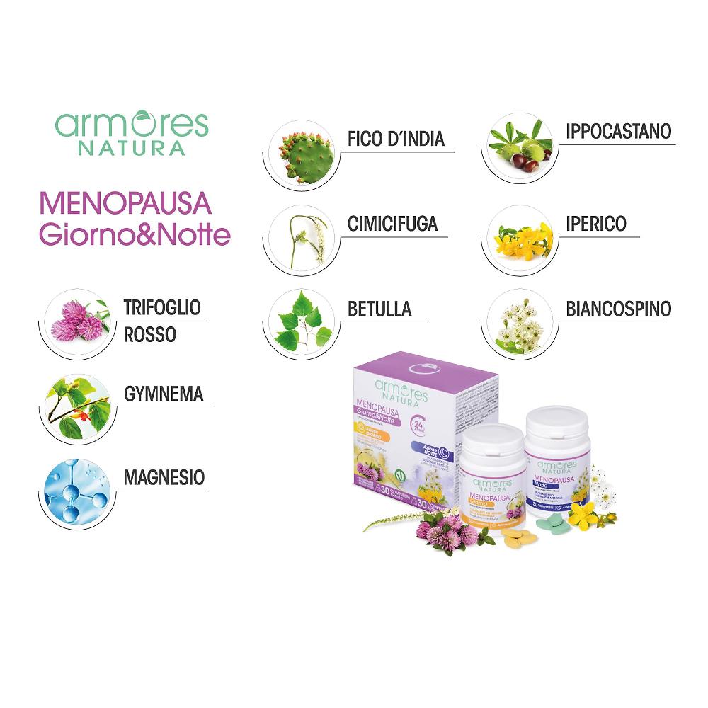 QVC Armores Menopausa 30+30cpr Giorno & Notte Negozio