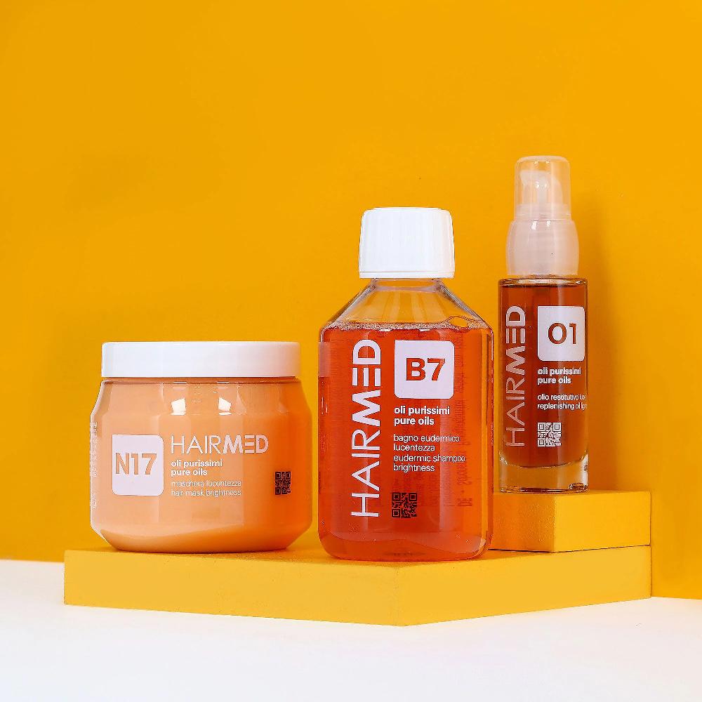 QVC Hairmed Kit capelli shampoo B7 maschera N17 olio O1 Sconti VIP