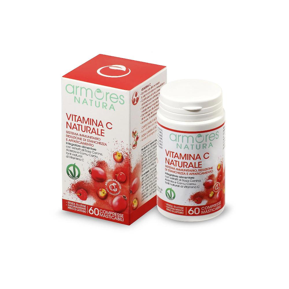 QVC Armores Natura Integratore Vitamin C in compresse masticabili (60pz) Fino al 50% di sconto